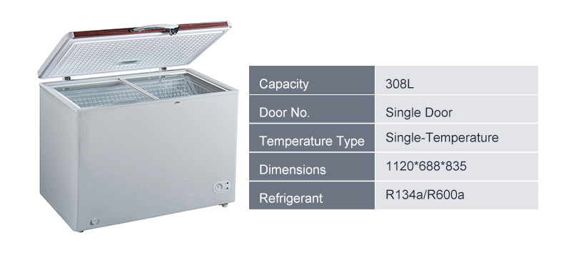 10 куб. футовМорозильный ларь с одной дверью 308 л и внутренней светодиодной подсветкой Опционально_1