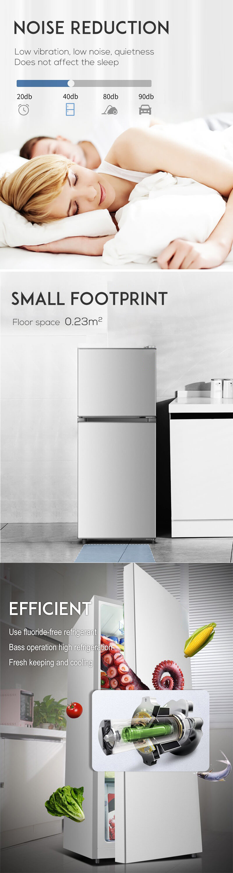 138L Home Appliance Double Door-details3